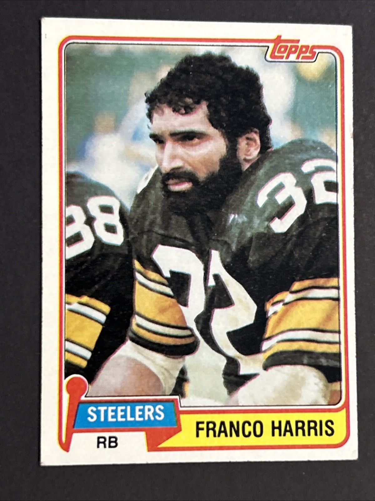 Franco Harris #220 Football Cards 1981 Topps trading card — raw and PSA graded price guide