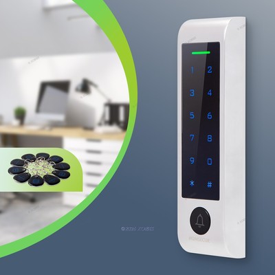 HOMSECUR Waterproof IP66 APP WIFI RFID Access Control Anti-Vandal 125Khz Backlit