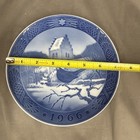 Royal Copenhagen Vintage Christmas Plate - 1966 Blackbird at Christmas Time — photo 5
