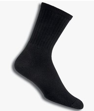 Thorlo Unisex Ultra Light Hiking Lite Padded Socks Black Small Crew