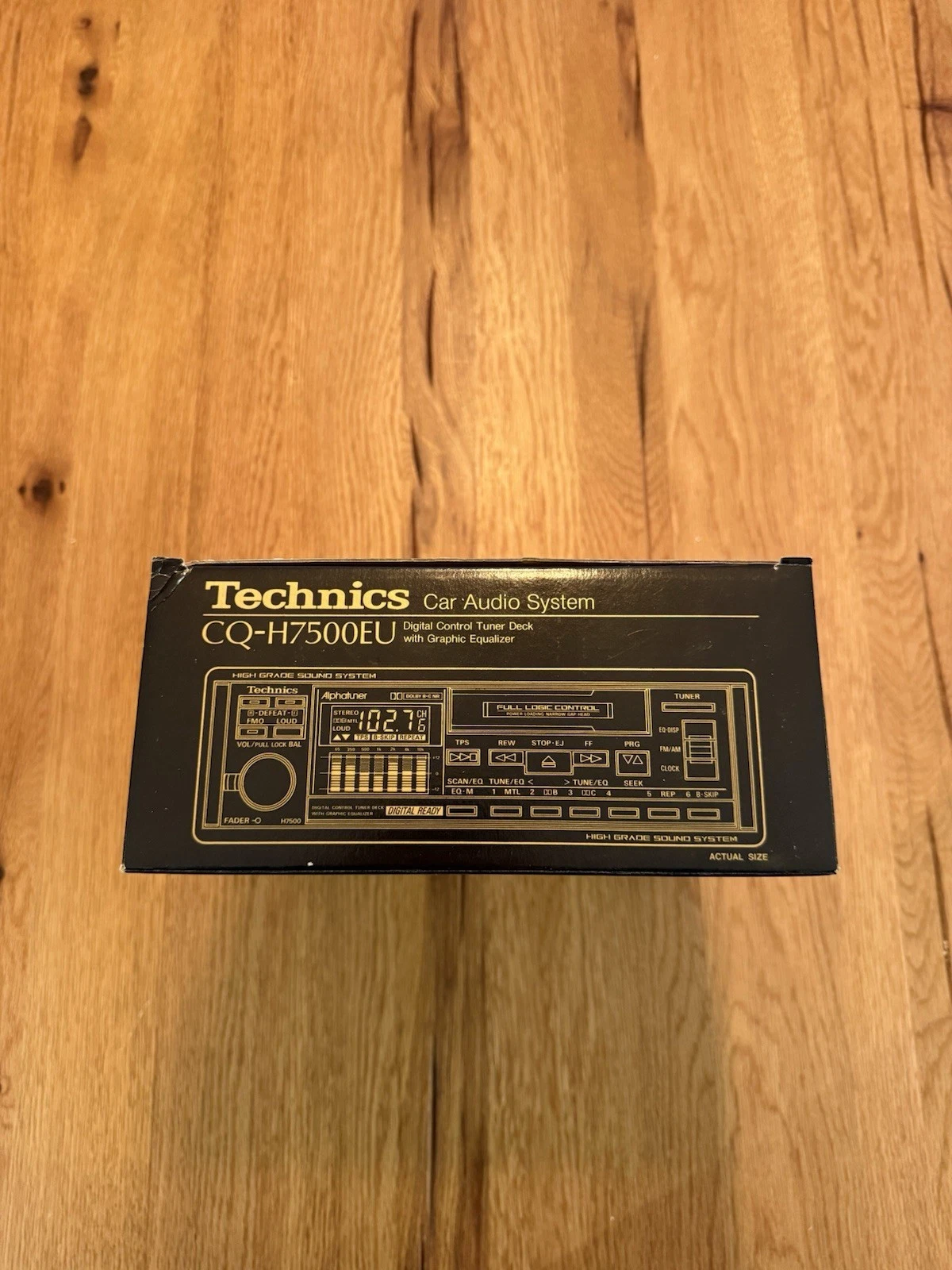 Technics CQ-H7500EU & CY-M125EU Car Radio Cassette Graphic EQ Amplifier - New 10