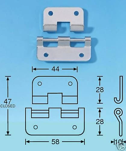FC FLIGHTCASE CENTER CERNIERA SGANCIABILE IN ACCIAIO FLIGHT CASE flightcase