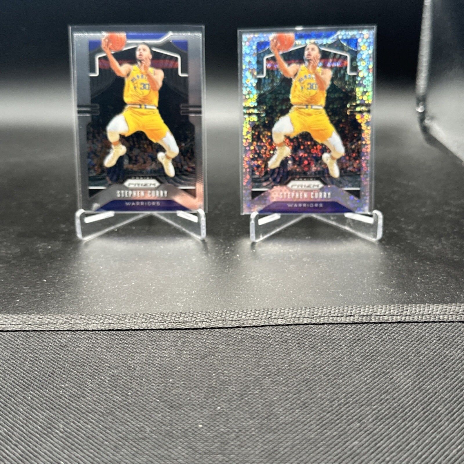 2019-20 Panini Prizm Fast Break  Disco Prizm Stephen Curry #98 And BASE