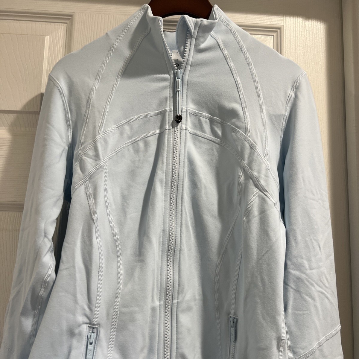 NWT Lululemon Define Jacket * Luon Powder Blue Size : 8 | eBay