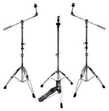 Drum Hardware Pack of 3 Cymbal Boom Stands Hi...
