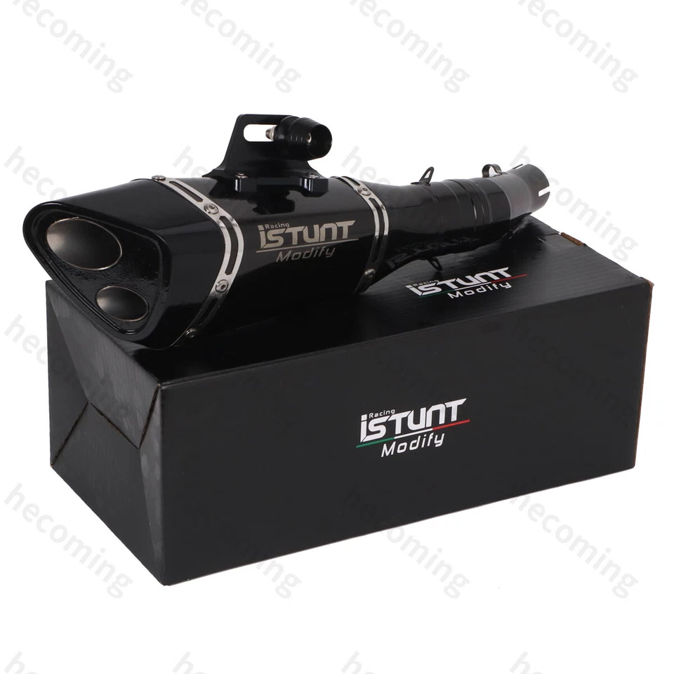 Para Kawasaki Z250 250R Ninja300 Z300 08-18 Sistema de escape Cabezal Tubo Doble Tubo Foto 4 de 4