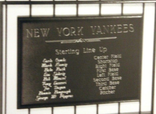 Pittsburgh Piratas vs New York Yankees 1927 Serie Mundial Litografía Enmarcada  - Imagen 8 de 12