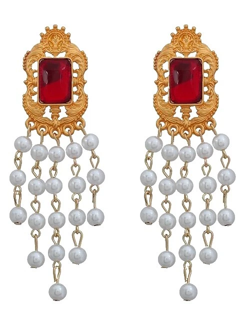 Candelabro Blanco Resina Pendientes de Moda