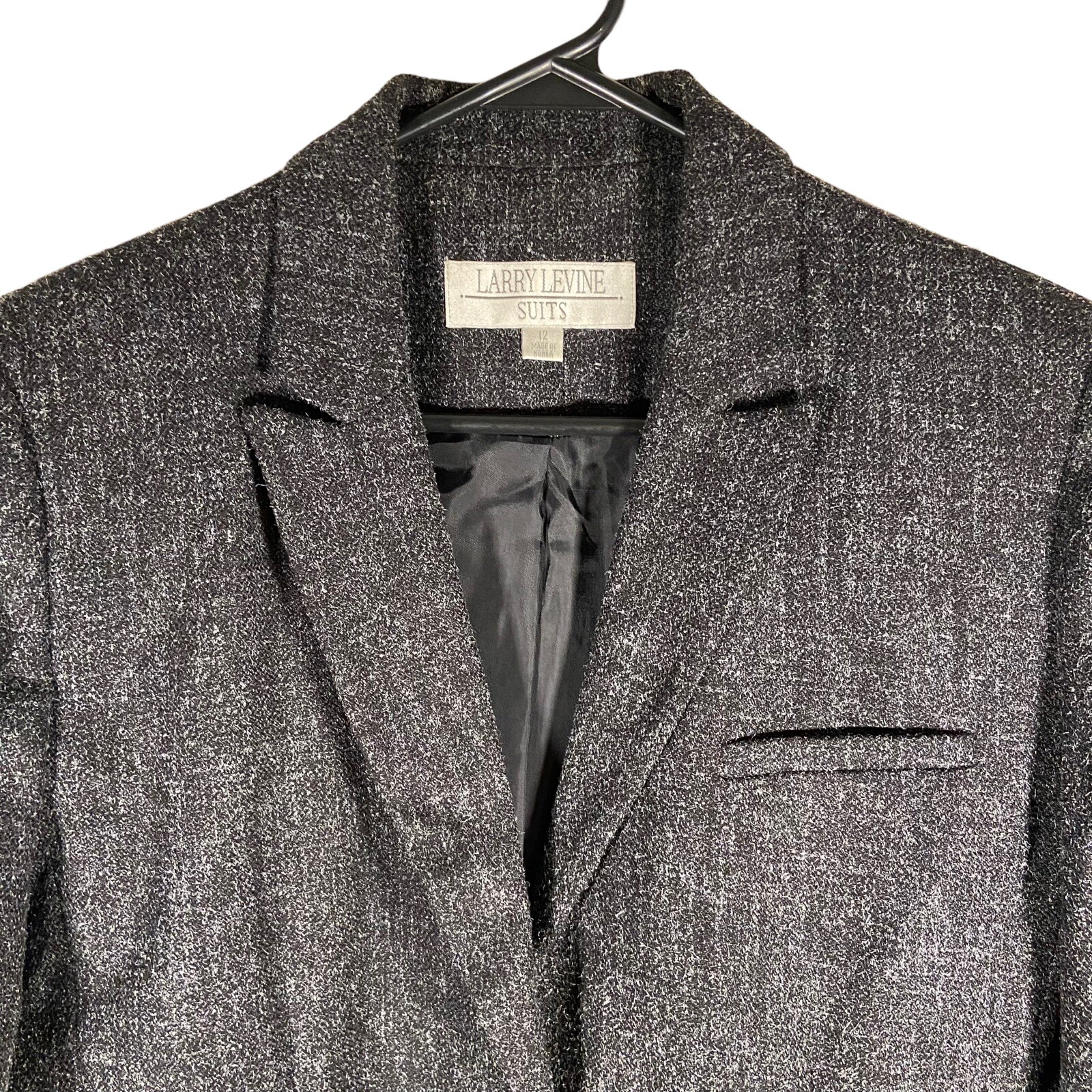 Larry Levine Two Button Blazer Jacket Women's Siz… - image 7