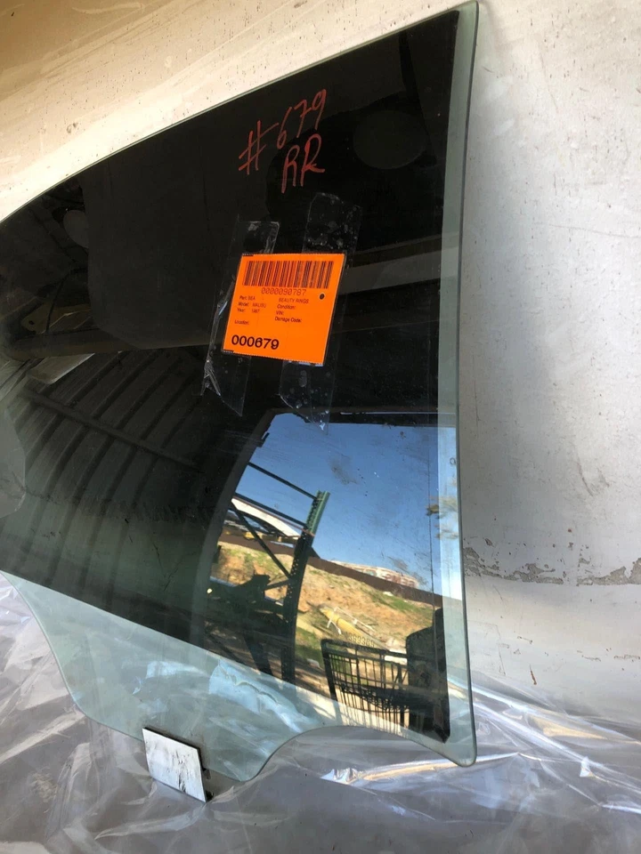 1997 Chevrolet Malibu Porta Traseira Janela de Vidro Mão Direita Passageiro Lado Destro - Imagem 2 de 4