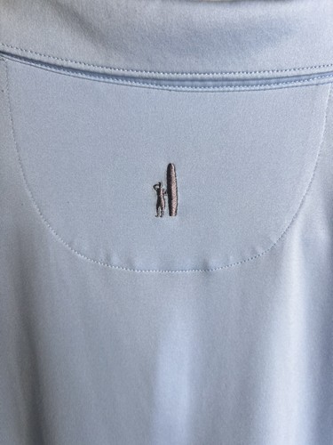Johnnie O Men's Light Blue Polo Short Sleeve SZ XL Embroidered Golf - Picture 9 of 11