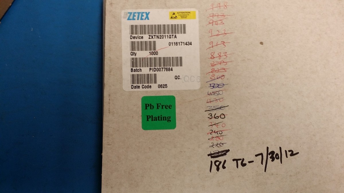 10 PCS) ZXTN2011GTA ZETEX Trans GP BJT NPN 100V 6A SOT-223 ROHS