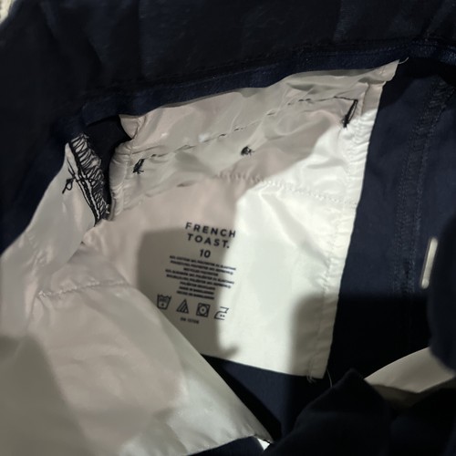 Lot Of 4 French Toast Boy Short Blue Adjustable Waist Size 10 Flat Front Uniform - Picture 4 of 4