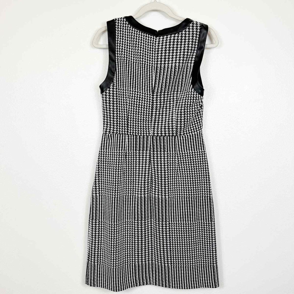 dkny houndstooth dress