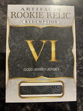 VI  2024-25 Artifacts Hockey Rookie Redemption Gold Jersey-jersey