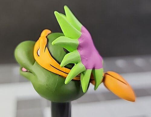 NECA TMNT Cartoon Punk Disguise MICHELANGELO Alternate Head 2024 Haulathon - Picture 2 of 4