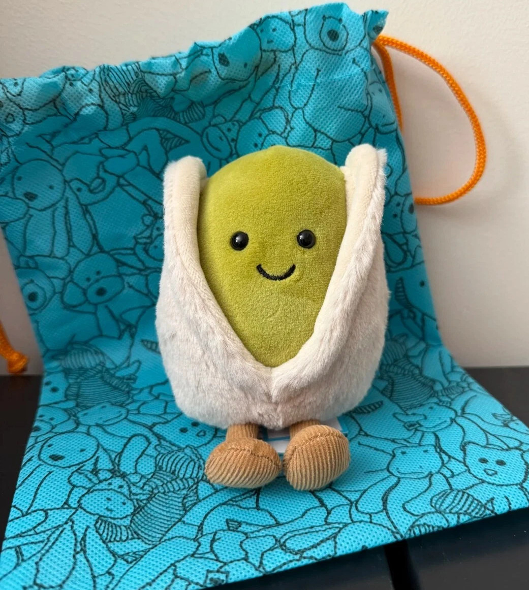 Jellycat Authentic Amuseables Horatio Pistachio Plush Toy NWT