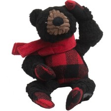 HuggleHounds Xmas Black Bear Knottie