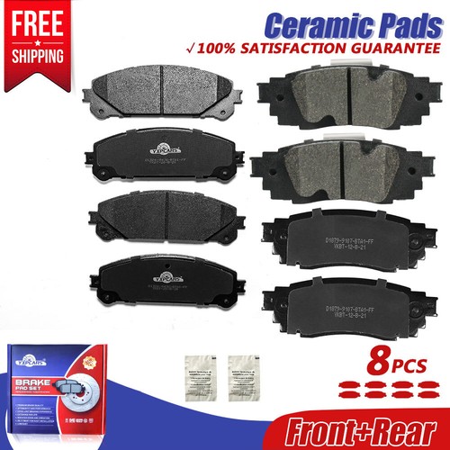 Front & Rear Disc Ceramic Brake Pads For Toyota Lexus NX200t NX300