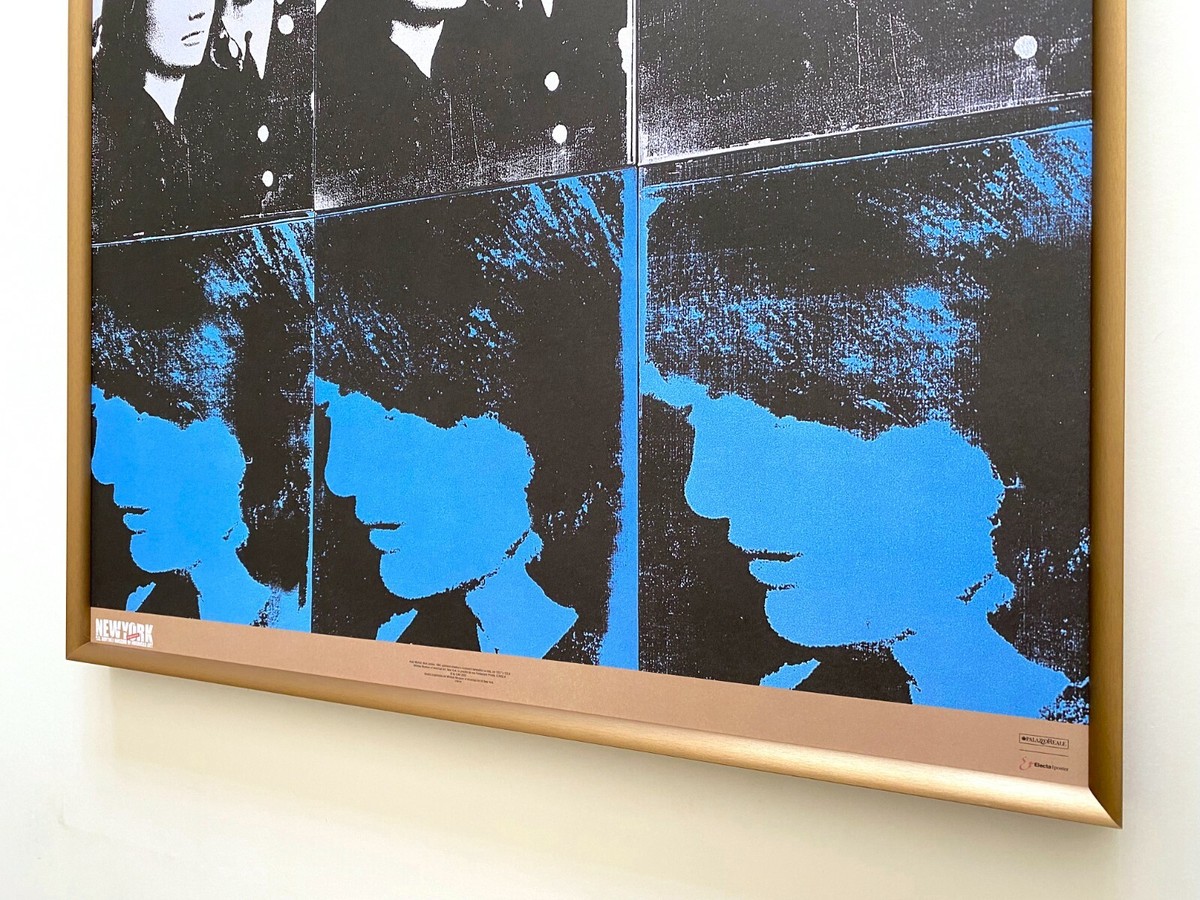 ANDY WARHOL RARE LITHOGRAPH PRINT FRAMED POP ART EXHB POSTER 