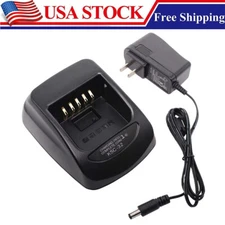 KSC-32 Rapid Battery Charger + AC Power Adapter for KENWOOD NX5200 NX5300 NX5400