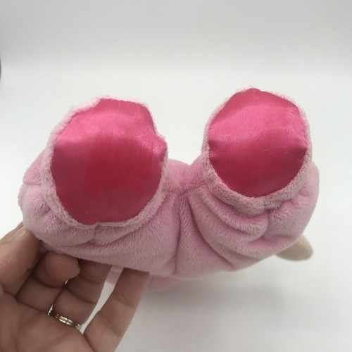 My First Doll Rattle Pink Body Blonde Hair Blue Eyes 9" Lovey Plush Prestige - Picture 9 of 9