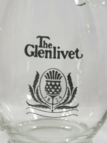 VINTAGE 1990's "THE GLENLIVET" GLASS MINI PITCHER - Picture 2 of 4