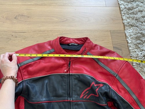 Alpinestars Black Label Leather Motorcycle Jacket Black Label Men's Size XL - Bild 15 von 17
