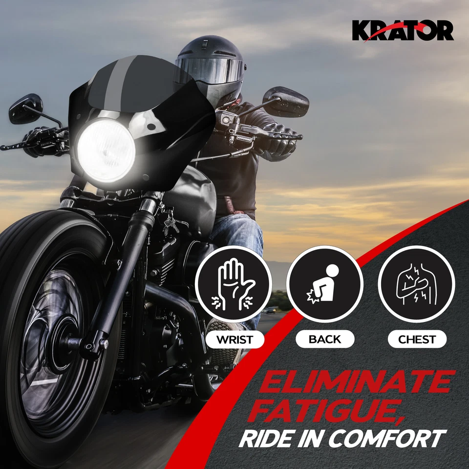 Kit de carenado de humo + montaje para Harley Davidson Sportster Custom XL1200C 1996-2010 Foto 4 de 4