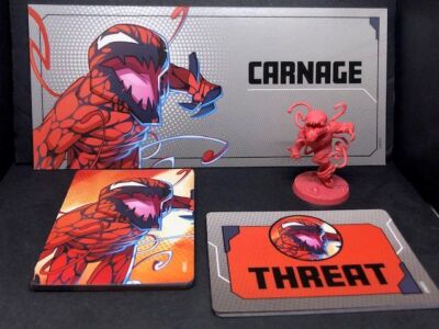 CMON - Marvel United - Kickstarter Exclusive Villain - Carnage - Figure Cards