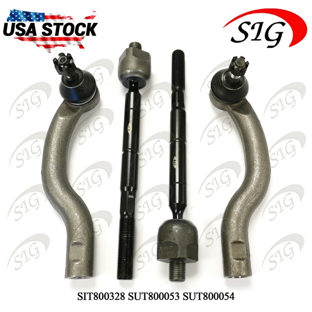 Beck Arnley set of 4 Tie Rod End Front Inner+Outer Kit For 20062016