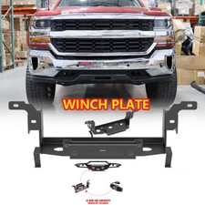 For 2016-2018 Chevy Silverado 1500 Winch Mount Plate Wlicence Plate Bracket
