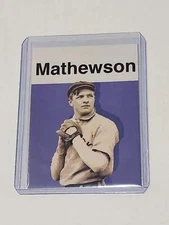 Christy Mathewson Artist Signed Baseball Art Card 1/10