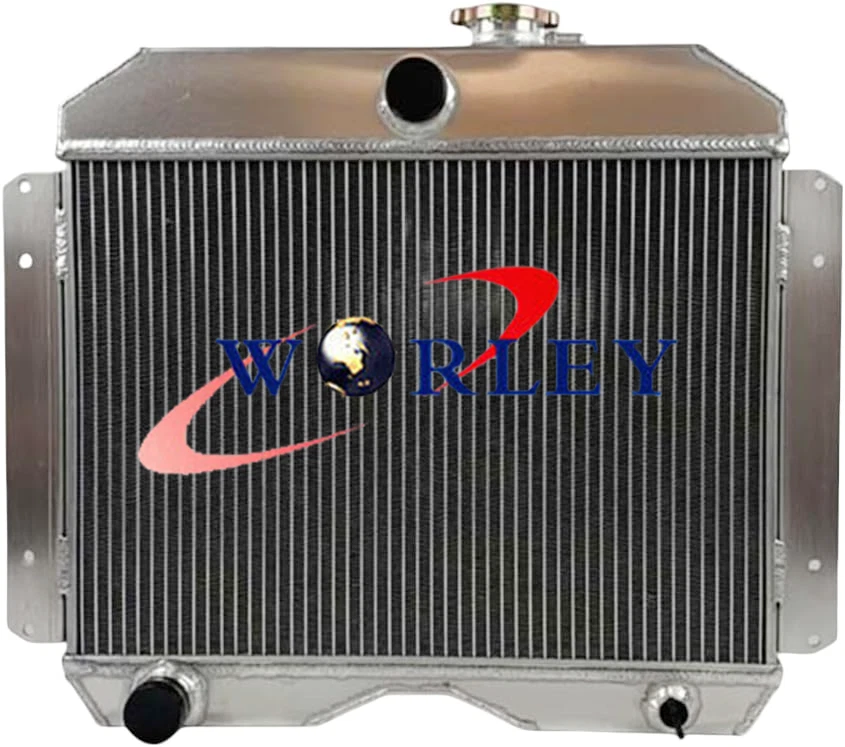 3 ROW 适用于 1951 1952 年 1953 年 Willys Aero Ace Aero Comet Aero Eagle 铝散热器 — 第 2/4 张图片