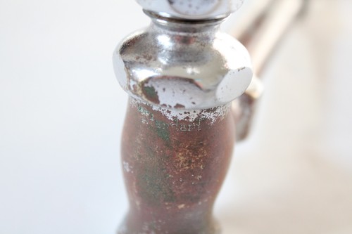 antique faucet shut off angle valve | standard vtg victorian sink plumbing deco - Picture 8 of 9