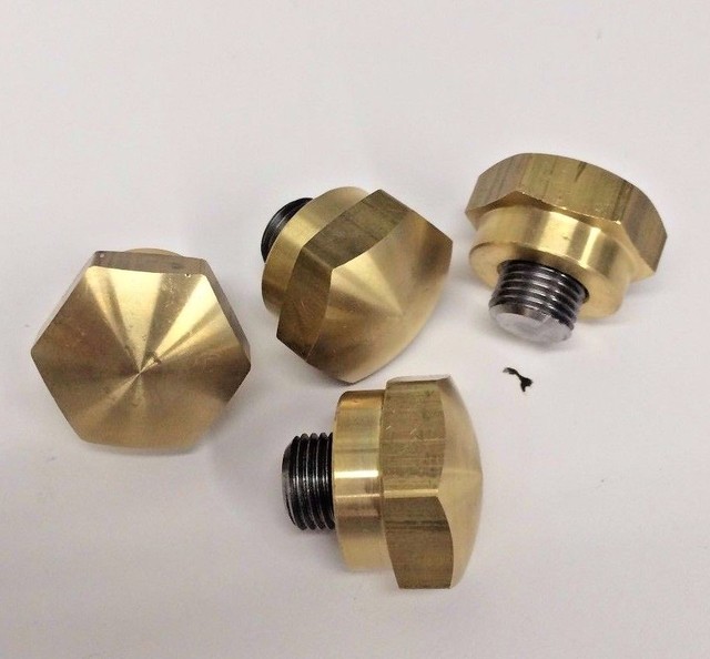 BRASS HARLEY SHOVELHEAD knucklehead ROCKER SHAFT END BOLTS plugs bobber