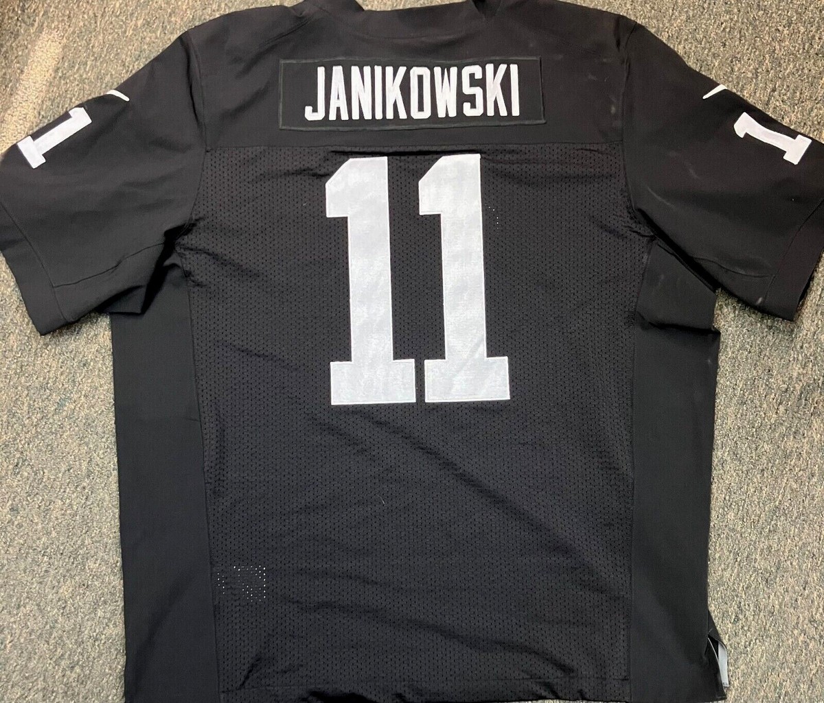希少 NFL Raiders janikowski メッシュ ゲームシャツ 希少 NFL Raiders janikowski メッシュ ゲームシャツ