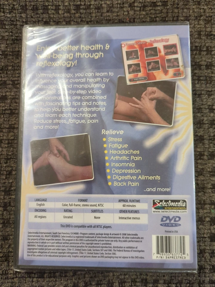 Prevent Stress with Reflexology [DVD] - Image 2 of 2