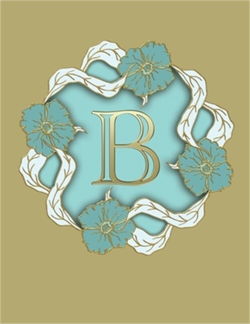 100-Page 8.5x11 Monogram Notebook College Ruled Paper by Rwg - Trade Paperback 2019