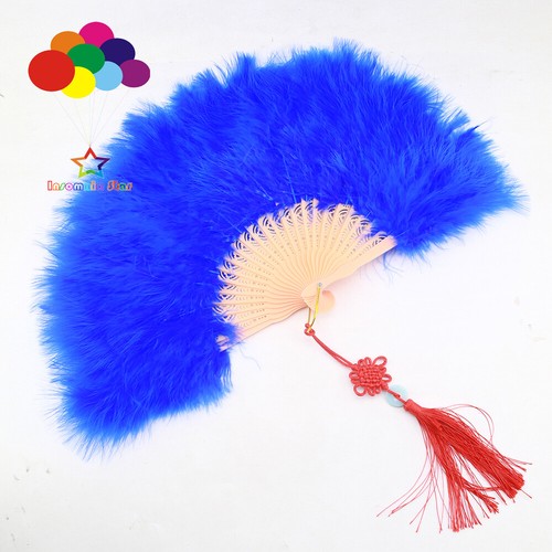 High quality Turkey big feather fan for women Holding Dance Props Party Wedding - Picture 18 of 27
