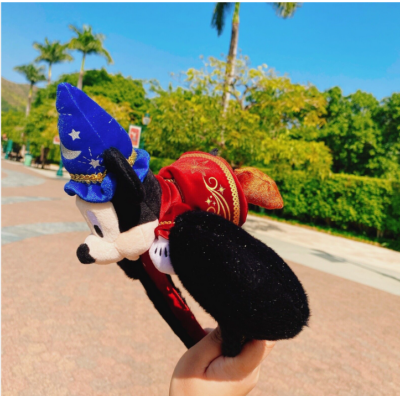 Disneyland Hong Kong Mouse Ears Navy Sparkle Castle Headband Pre-Order main image 4