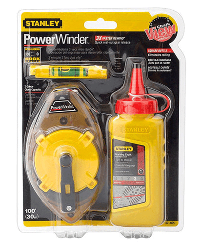 Stanley 47-465-KR Juego de Caja Línea de Tiza Manual Línea de Tiza Roja 30m - Imagen 1 de 3