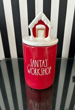 Rae Dunn Santa’s Workshop Christmas Candle Rare
