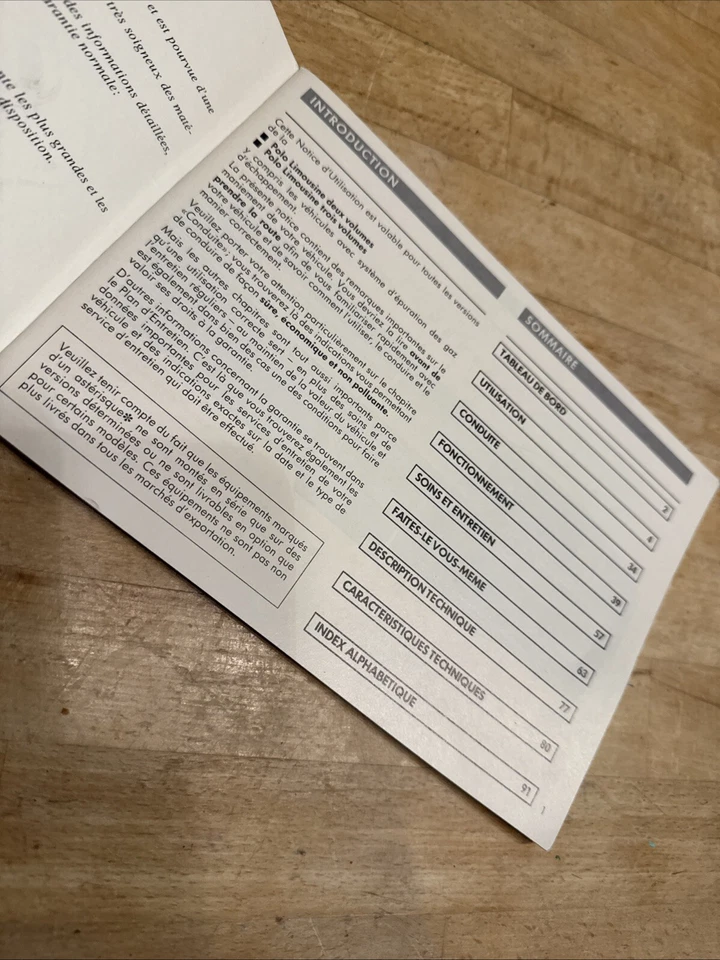 Notice d'utilisation Volkswagen Polo 07/1985 - Photo 3/4