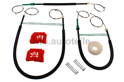 Fensterheber Reparatursatz SET Neu Clip für VW Touran 1T1 1T2 vorne rechts Neu