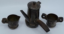 William Spratling Sterling Silver Tea Coffee Espresso hot coco Pot Set modernist