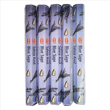 Lot 100 Blue Sage Incense Sticks by Hem - Free Shipping!