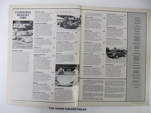 Popular Cars/ Custom Rodder August 1983 Gayle Mullins, '71 454 Chevelle - Picture 2 of 2