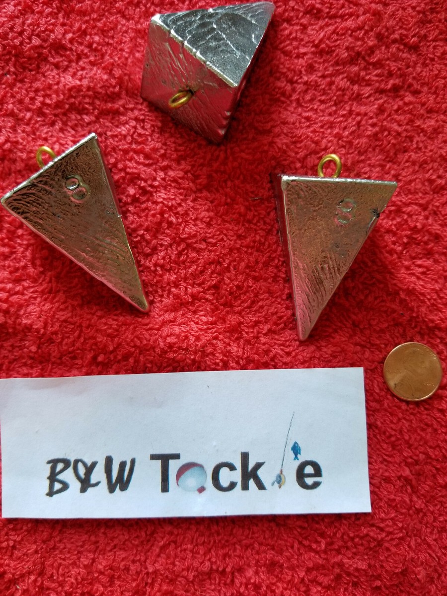 25 PYRAMID oz SINKERS LEAD FISHING WEIGHTS FREE SHIPPING