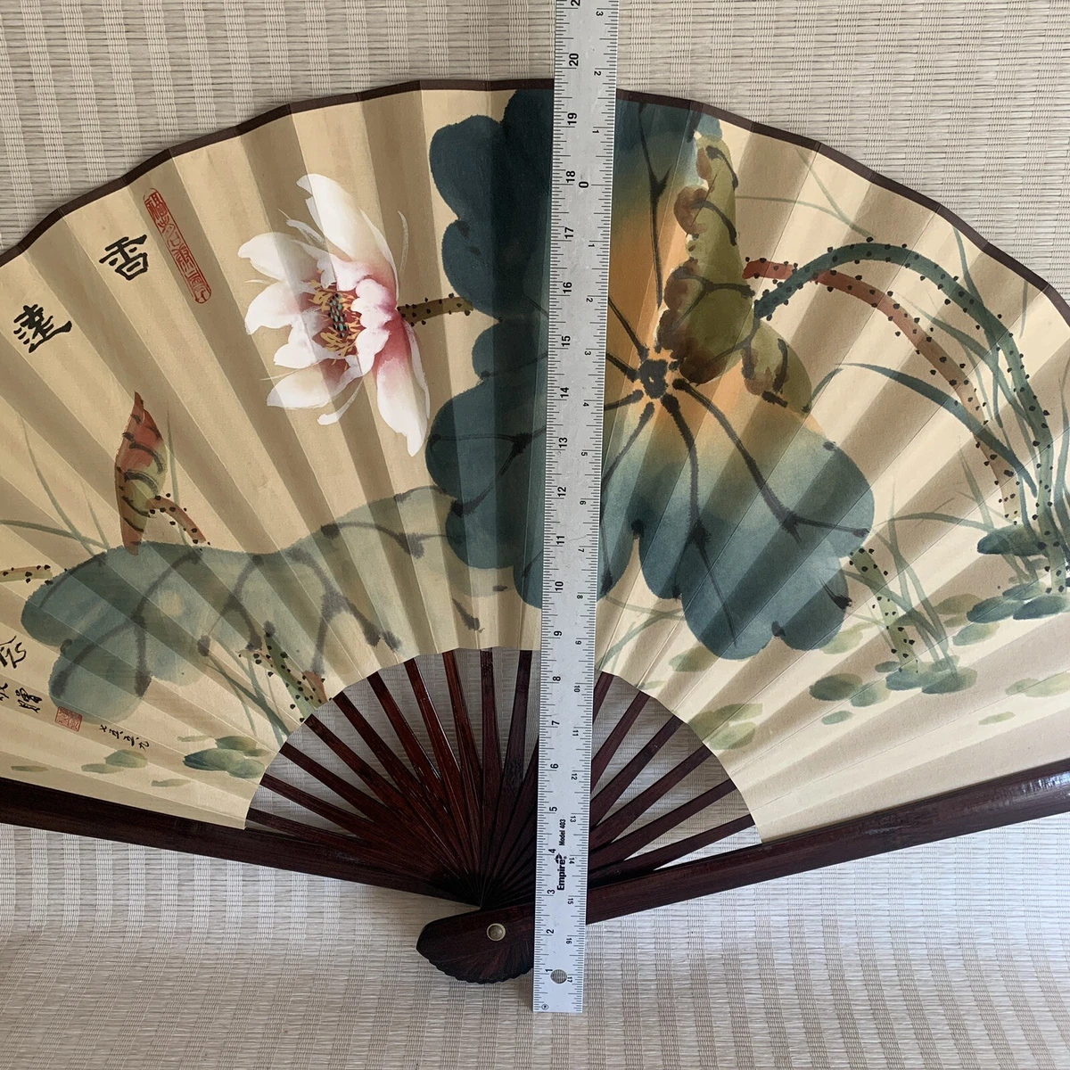 Traditional silk japanese folding fans For sale as Framed Prints, Photos,  Wall Art and Photo Gifts